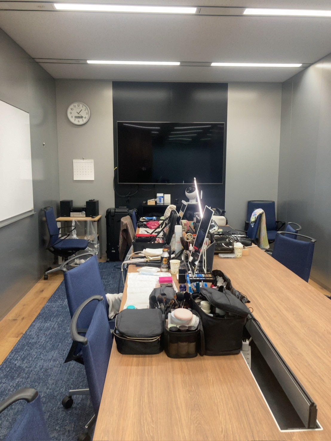 準備に使用した会議室