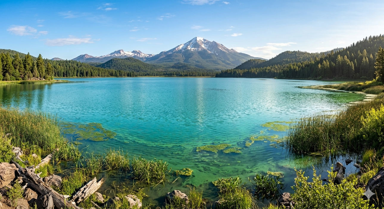アッパークラマス湖の風景